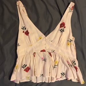 Beautiful embroidered light pink top!